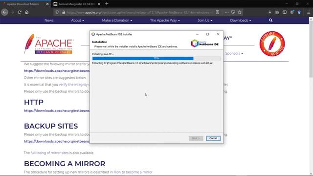 Tutorial Menginstal IDE NETBEANS 12.1 dengan C++ Compiler (Cygwin) смотреть онлайн