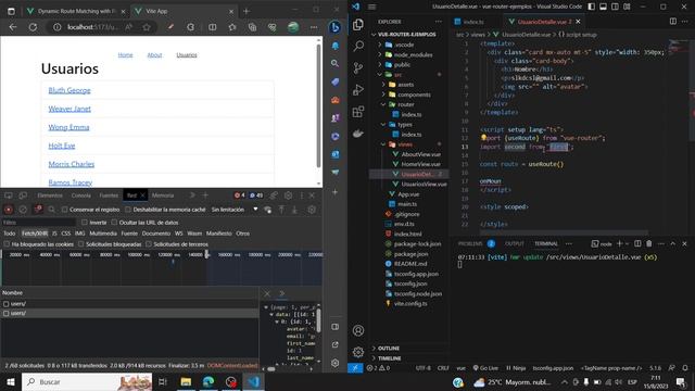 30. Rutas dinámicas con vue-router y useRoute | AbiDev смотреть онлайн