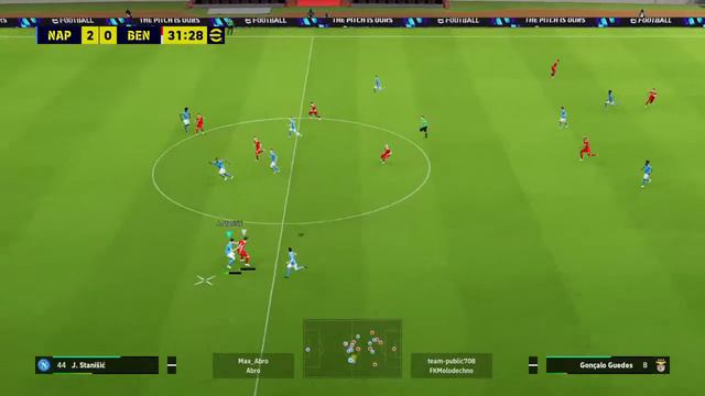 Pixel Лига - 32 тур: Napoli vs Benfica смотреть онлайн