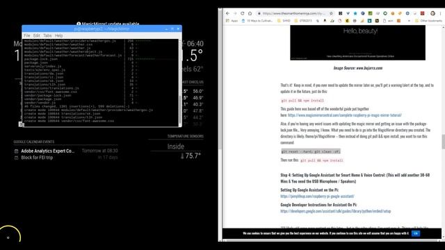 DIY: Updating your Smart Mirror Tutorial смотреть онлайн