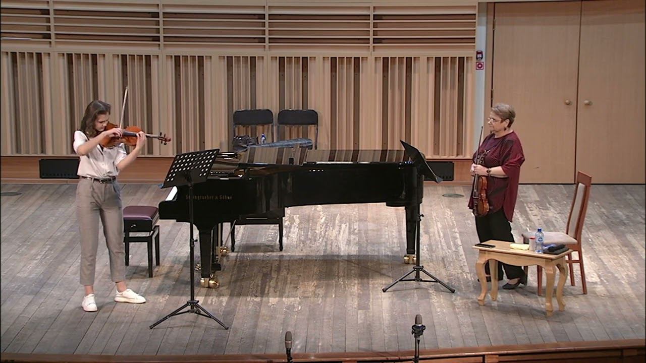 Мастер-класс и творческая встреча с Ольгой Марченко (скрипка) смотреть онлайн