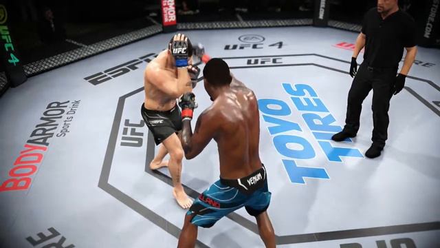 Kevin Holland vs Tim Means Full Fight - UFC 4 Simulation смотреть онлайн