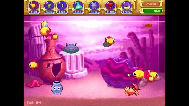 Insaniquarium Deluxe [PC] - Adventure Mode - Tank 2-1 to 2-5 - Walkthrough (Part 2) смотреть онлайн