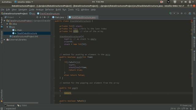 Data Structure and Algorithms: Stack | in Java Programming in Depth #1 смотреть онлайн
