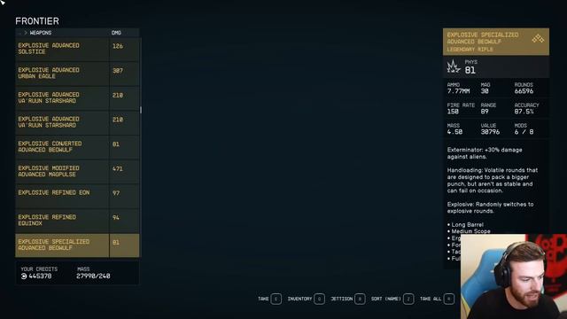 Starfield What Legendary Weapons Are Actually Possible? смотреть онлайн