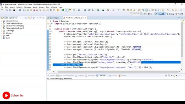 GeckoDriver in Selenium WebDriver | Start Firefox Browser in Selenium with GeckoDriver | Edureka смотреть онлайн