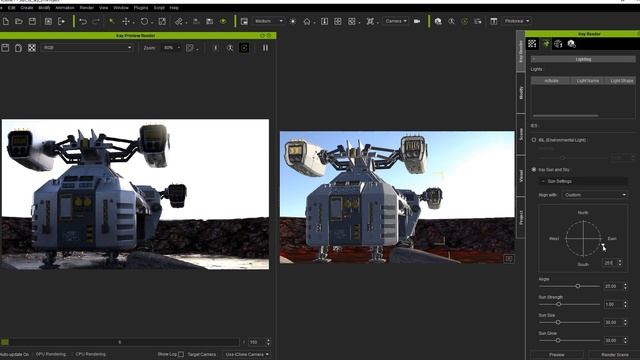 Iray Render Plug-in Tutorial - Lighting Part 1: Environmental Light Settings смотреть онлайн