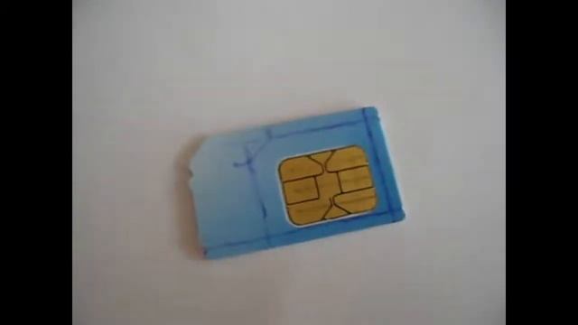 Как обрезать сим карту под микро Инструкция чертеж