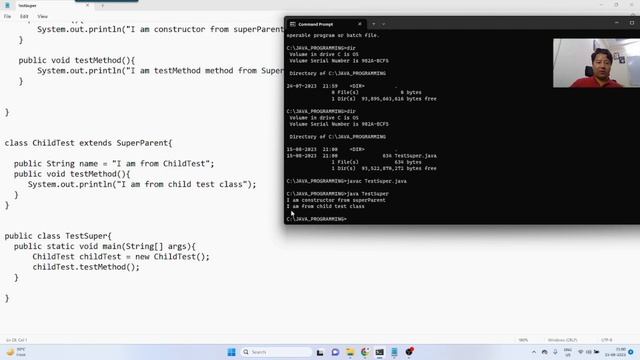 Java SE: Super keyword(super with constructor, variable, method) смотреть онлайн