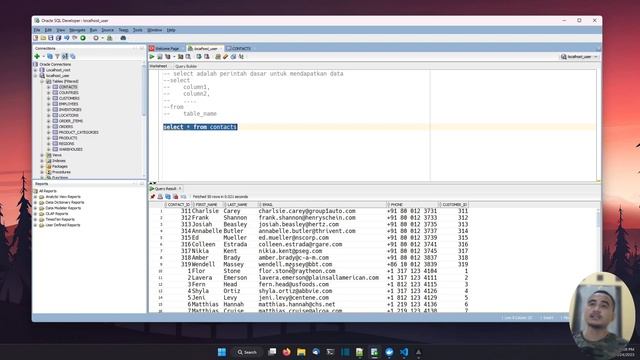 ORACLE DATABASE TUTORIAL #02 PERINTAH SELECT смотреть онлайн