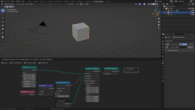 Blender Geometry Nodes Tutorial - Menger Sponge Fractal смотреть онлайн
