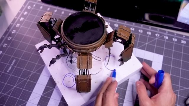 Why this mech carries an orange tree | Beyond the Blight swamp diorama смотреть онлайн