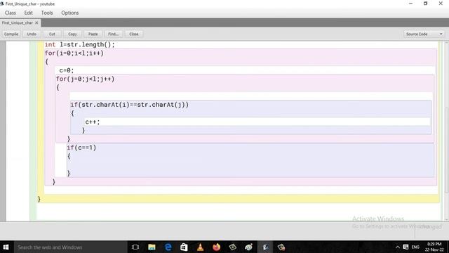 Java Program To Find The Index Of First Non-Repeating Character In A Given String || Leetcode 387 смотреть онлайн