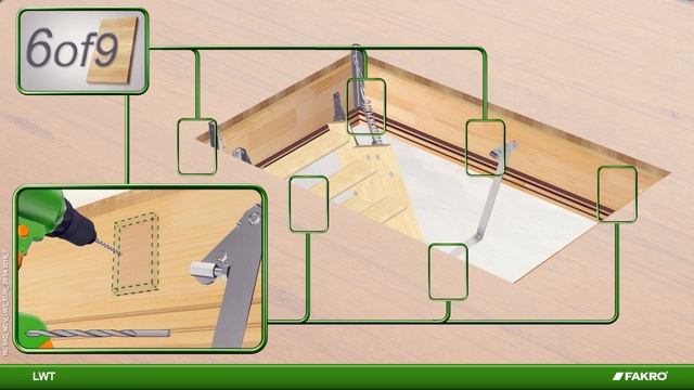 FAKRO Loft ladders - LWT EU loft ladder смотреть онлайн