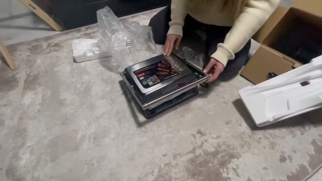 Распаковка — Электрогриль Redmond SteakMaster RGM-M809 смотреть онлайн