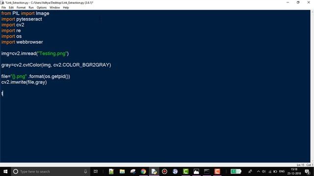 Extract URLs from Images using OCR in Python смотреть онлайн