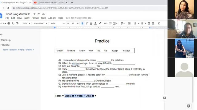 Free Class Recap - Confusing Words #1 смотреть онлайн