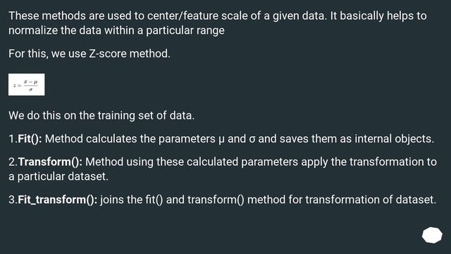 what is the difference between 'transform' and 'fit_transform' in sklearn смотреть онлайн