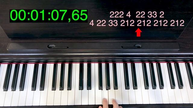 как научиться играть Cristal & МОЁТ на пианино МНЕЬШЕ,чем за 3 МИНУТЫ смотреть онлайн