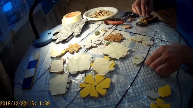 цветы из колотой плитки смотреть онлайн