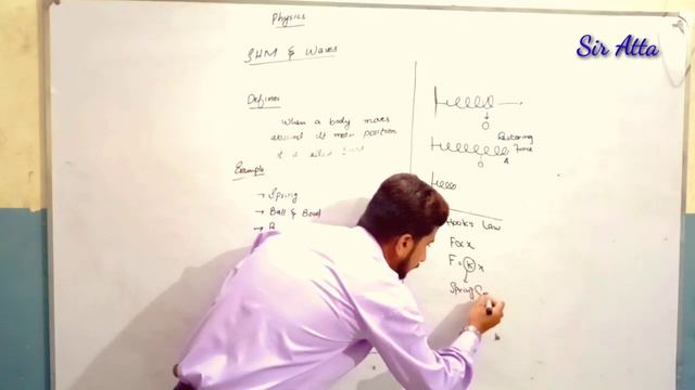 Class 10 | chap 10 | Topic 10.1 Simple Harmonic Motion | Part 1 | By Sir Atta смотреть онлайн