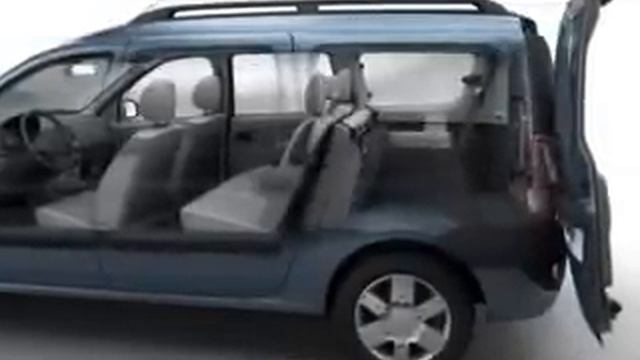 Складывание сидений Lada Largus