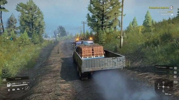 SnowRunner.Россия.Таймыр.Болото.Утонувшие кирпичи