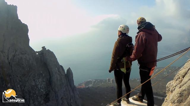 Даша Ilias-kay Rope jumping with Skyline x-team in Crimea смотреть онлайн
