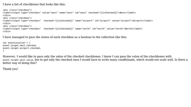 Pass checkbox value IF the checkbox is checked смотреть онлайн