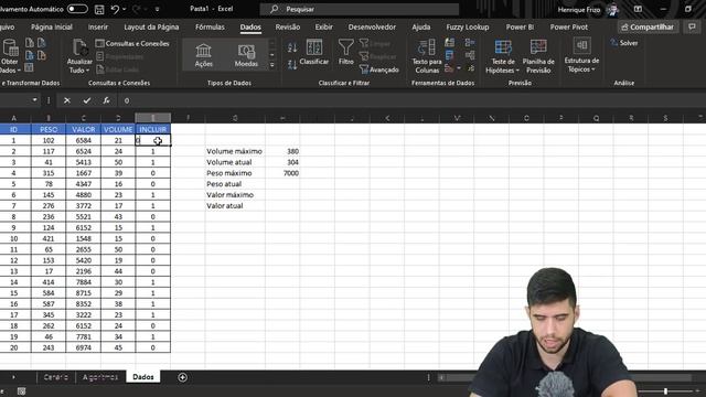 INTELIGÊNCIA ARTIFICIAL USANDO O EXCEL - ALGORITMO GENÉTICO NO EXCEL смотреть онлайн