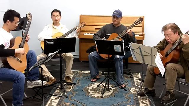 Kodak Zi8 + Sony ECM-MS907, 720p sample; Guitar Quartet: Air смотреть онлайн