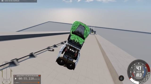 Descendo a Montanha da Destruição de Bicicleta no Beamng Drive смотреть онлайн