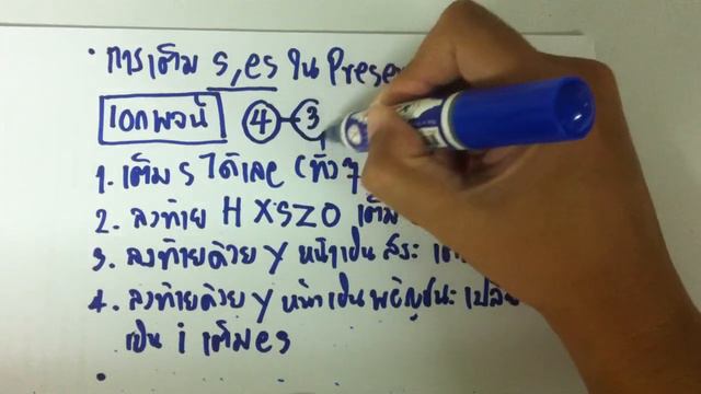 พูดจาภาษาครูเอก - กฎการเติม s/es ที่คำกริยาใน Present Simple Tense смотреть онлайн