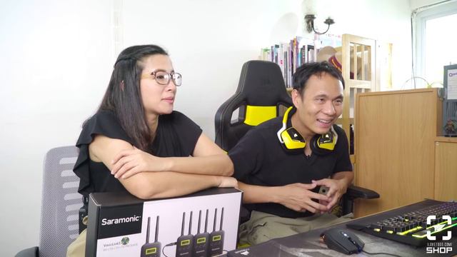 ไมค์ wireless Saramonic VmicLink5 ไมค์ไร้สาย 3 ชาแนล смотреть онлайн