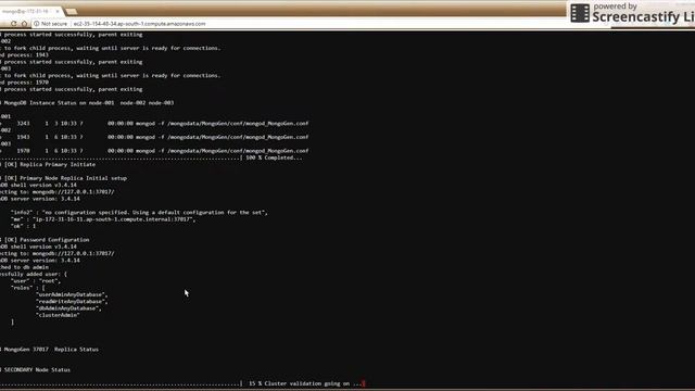 MongoDB Replication Installation powered by MongoGen смотреть онлайн