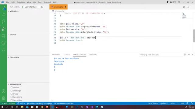 Enums en #PHP смотреть онлайн