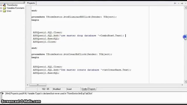 Gestor de base de datos en Delphi смотреть онлайн