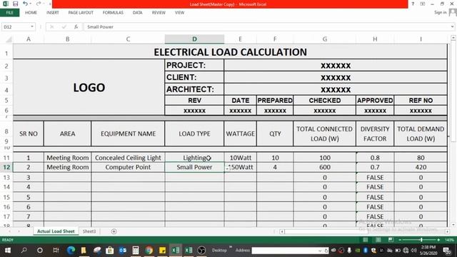 How to calculate Electrical load . #Learn Practical .(MEP Tutorial Series Ep-2) . смотреть онлайн