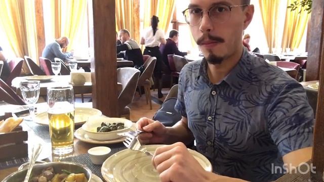 Мой первый МУКБАНГ. Бакинский бульвар. Джиз-быз, долма и сациви