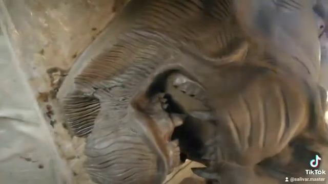 скульптура Голова льва 88см на 65см глина модель для снятия слепка смотреть онлайн