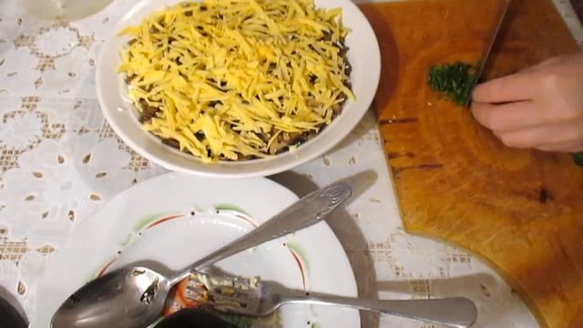 НЕОБЫЧНЫЙ #Салат с СЕЛЕДКОЙ и ШАМПИНЬОНАМИ #salad