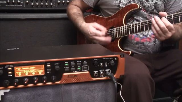 Eleven rack through amp and Marshall cabs. смотреть онлайн