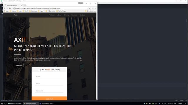 Twitter Bootstrap 3 Design 2 In Arabic #22 - Responsive Fix Part 1 смотреть онлайн