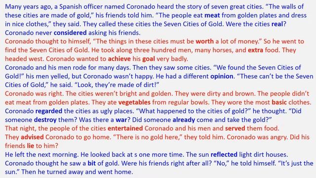 [Unit 1.20] The Seven Cities of Gold - 4000 Essential English Words смотреть онлайн