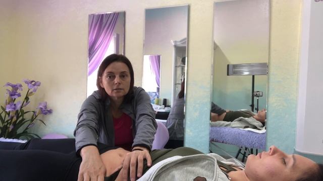 Так заканчивается сеанс. После висцеральной терапии, работа нефритовым ножом