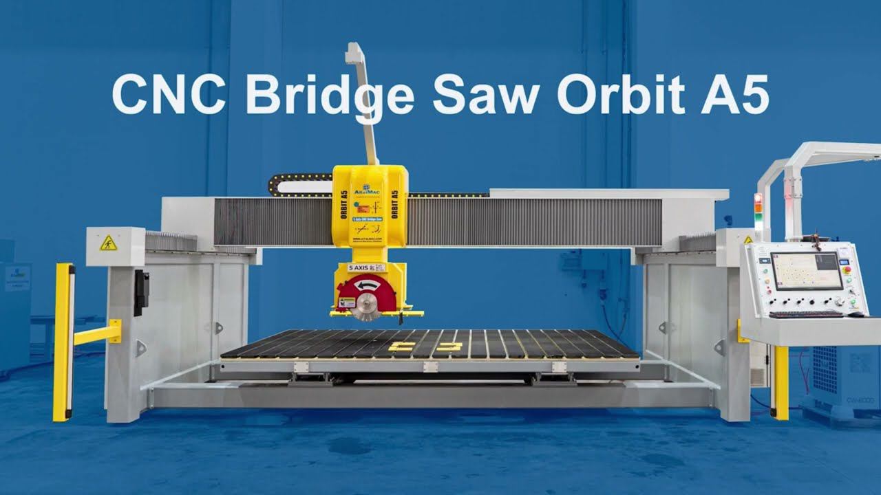 Пятиосный мостовой автоматический станок по камню ORBIT A5, AITALMAC (Айталмак, Италия-Китай) смотреть онлайн