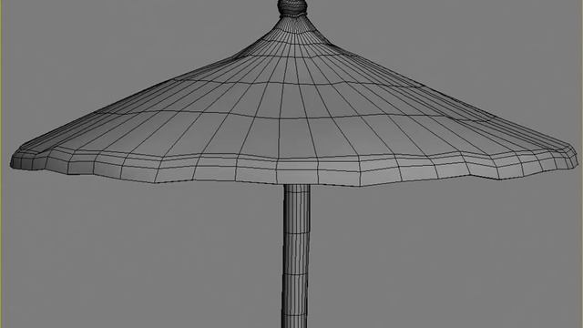 Beach parasol # 1 3D model from CGTrader.com смотреть онлайн