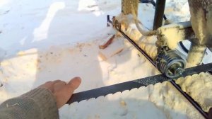 Ленточная пилорама - ПРИНЦИП работы на видео - САМОЕ ВАЖНОЕ О МЕХАНИЗМЕ ленточной рамы