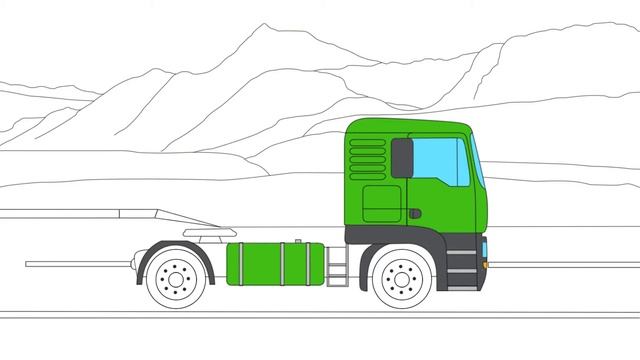 Раскраска ГРУЗОВИКА! Грузовик в песчаных дюнах! смотреть онлайн