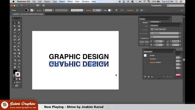 5 COOL WAYS TO ENHANCE TEXT IN ILLUSTRATOR - Illustrator Text Effects - Satori Graphics смотреть онлайн